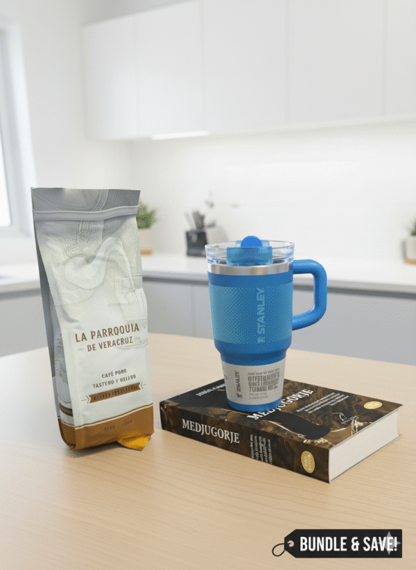 pack libro termo y cafe